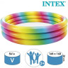 Бассейн надувной INTEX «Радуга» 58449, 168×38 см, от 3 лет
