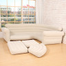 Угловой надувной диван INTEX 68575, 257×203×76 см