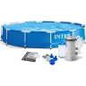 Каркасный бассейн INTEX Metal Frame Set 28212, круглый, 366×76 см, с фильтр-насосом 28212NP