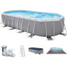 Каркасный бассейн INTEX Prism Frame 26796, 503×274×122 см — насос, лестница, тент, подстилка