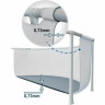 Каркасный бассейн INTEX Ultra Frame 26364, 732×366×132 см — фильтр, лестница, тент, подстилка