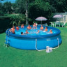 Круглый надувной бассейн INTEX EASY SET 28176 (549×122 см, 20647 л)