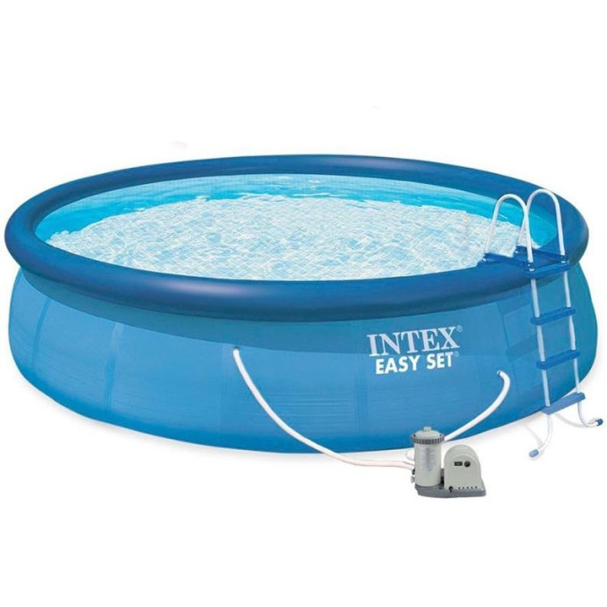 Круглый надувной бассейн INTEX EASY SET 28176 (549×122 см, 20647 л)