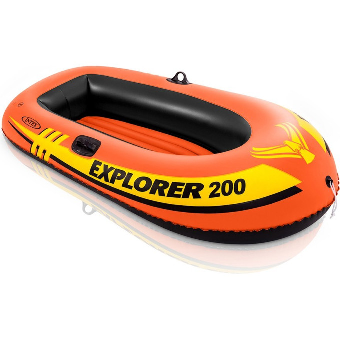 Лодка INTEX Explorer 200 (58330), двухместная, 185×94×41 см, от 6 лет, до 95 кг