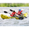 Лодка INTEX Explorer K2 68307, 2-местная, алюминиевые вёсла 213 см, ручной насос, до 160 кг