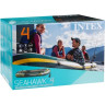 Лодка INTEX Seahawk 4 (68351), 4-местная, 351×145×48 см, вёсла, насос, до 480 кг