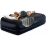 Надувная кровать INTEX Pillow Rest Raised Bed 64122, 191×99×42 см, с подголовником и встроенным насосом 220V