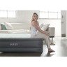 Надувная кровать INTEX PremAire Elevated 64904, 137×191×46 см, встроенный насос 220V