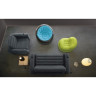Надувное кресло INTEX EMPIRE 66582, 112×109×69 см, жёлтое