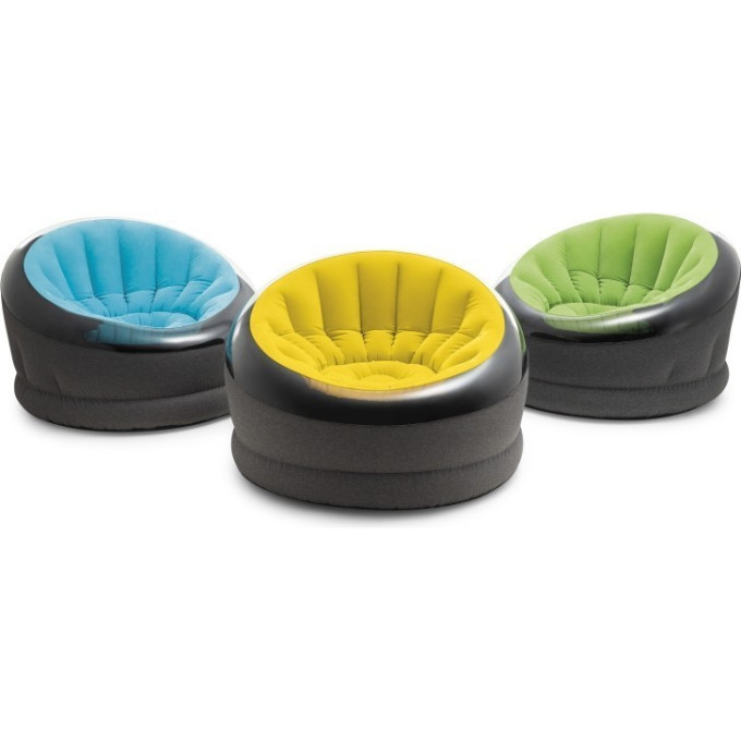 Надувное кресло INTEX EMPIRE 66582, 112×109×69 см, жёлтое