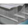 Надувной матрас INTEX Classic Downy Airbed Fiber-Tech 64758, 137×191×25 см