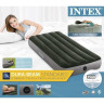 Надувной матрас INTEX Downy Airbed 64760, 76×191×25 см, с встроенным ножным насосом