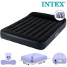 Надувной матрас INTEX Pillow Rest Classic Fiber-Tech 64148, 137×191×25 см, со встроенным насосом